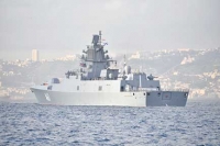 مفرزة سفن حربية للبحرية الروسية ترسو بميناء الجزائر