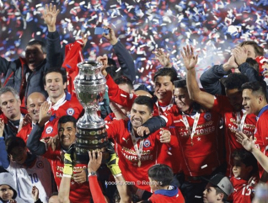 منتخب الشيلي يتوج بلقبه الأول في تاريخ المنافسة