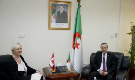 كعوان وسفيرة كندا يبرزان نوعية العلاقات الجزائرية-الكندية