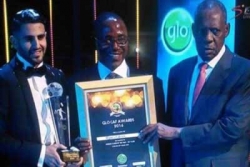 رياض محرز يتوج بجائزة أفضل لاعب إفريقي لعام 2016