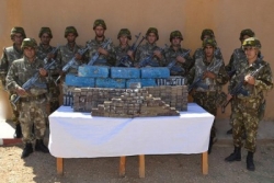 وزارة الدفاع : توقيف 12 تاجر مخدرات وضبط 32 كيلوغرام من الكيف المعالج بغرب الوطن