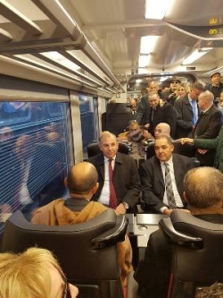 زعلان  يشرف على الإنطلاق الرسمي لقطار كوراديا الجزائر على خط عنابة - تبسة