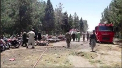 أفغانستان : 29 قتيلا جراء انفجار سيارة مفخخة أمام مصرف في إقليم هلمند