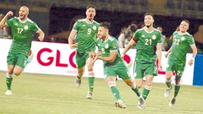المنتخب الجزائري يستقر في المركز ال35