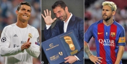 رونالدو، بوفون وميسي يتنافسون على جائزة أفضل لاعب في مسابقات الاتحاد الأوروبي لكرة القدم