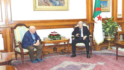 رئيس الجمهورية يستقبل المجاهد والكاتب الروائي الكبير رشيد بوجدرة