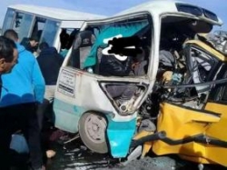 سعيدة : 15 قتيلا و20 جريحا في حادث مرور مروع ببلدية سيدي احمد