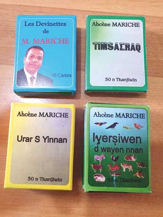 3 كتب وبطاقات للألعاب البيداغوجية