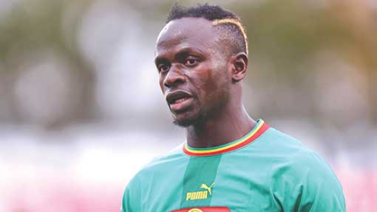 ماني يغيب عن وديتي إيرلندا وإنجلترا