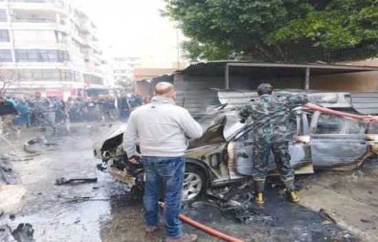 إصابة قيادي بحماس بتفجير سيارته في لبنان