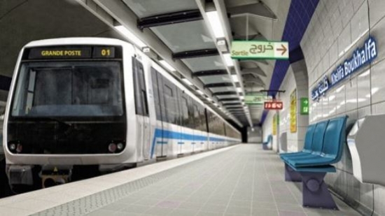 استلام ثالت قاطرة جديدة لشركة مترو الجزائر