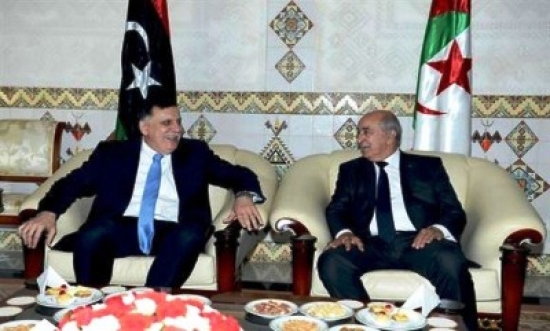 رئيس المجلس الرئاسي لحكومة الوفاق الوطني الليبية يشرع في زيارة الى الجزائر