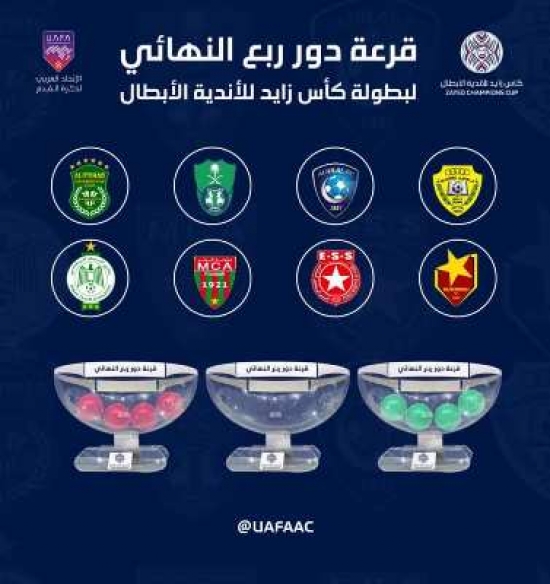 مولودية الجزائر تواجه المريخ السوداني في دور الـ 8 من بطولة كأس زايد للأندية الأبطال