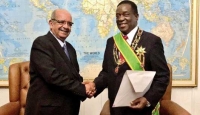 مساهل يسلم رئيس زمبابوي رسالة من الرئيس بوتفليقة
