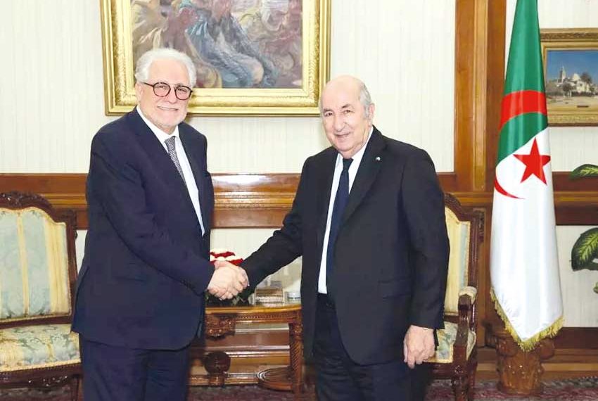 رئيس الجمهورية يستقبل عميد مسجد باريس