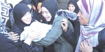 ارتقاء 25 فلسطينيا بسبـب البرد والانهيـارات بينهم 6 أطفـال