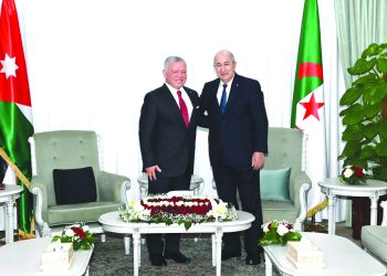 لقاء مقبل بين الرّئيس تبون والملك عبـد الله الثانـي لمناقشة القضايـا المشتركـة