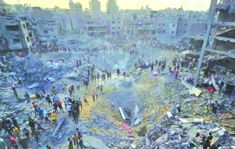 أحزمـة ناريـة صهيونية علـى مناطق مختلفة بغزّة