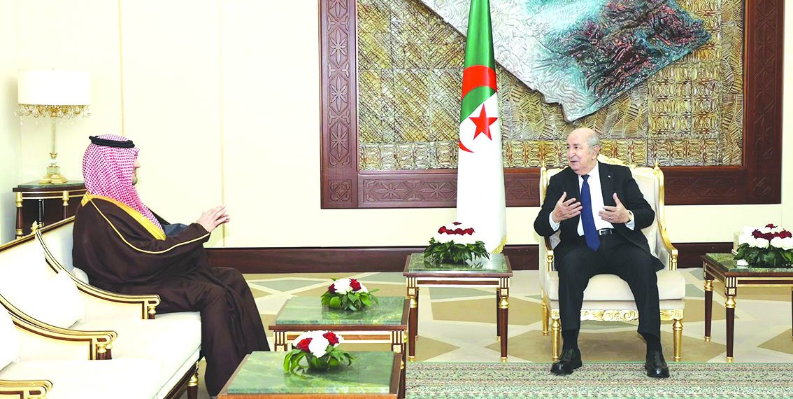 رئيس الجمهوريـة  يستقبل وزير داخلية المملكة العربية السعودية