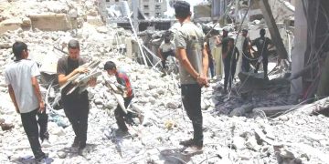 شهداء ومصابون في قصـف صهيوني على مناطق بغزة