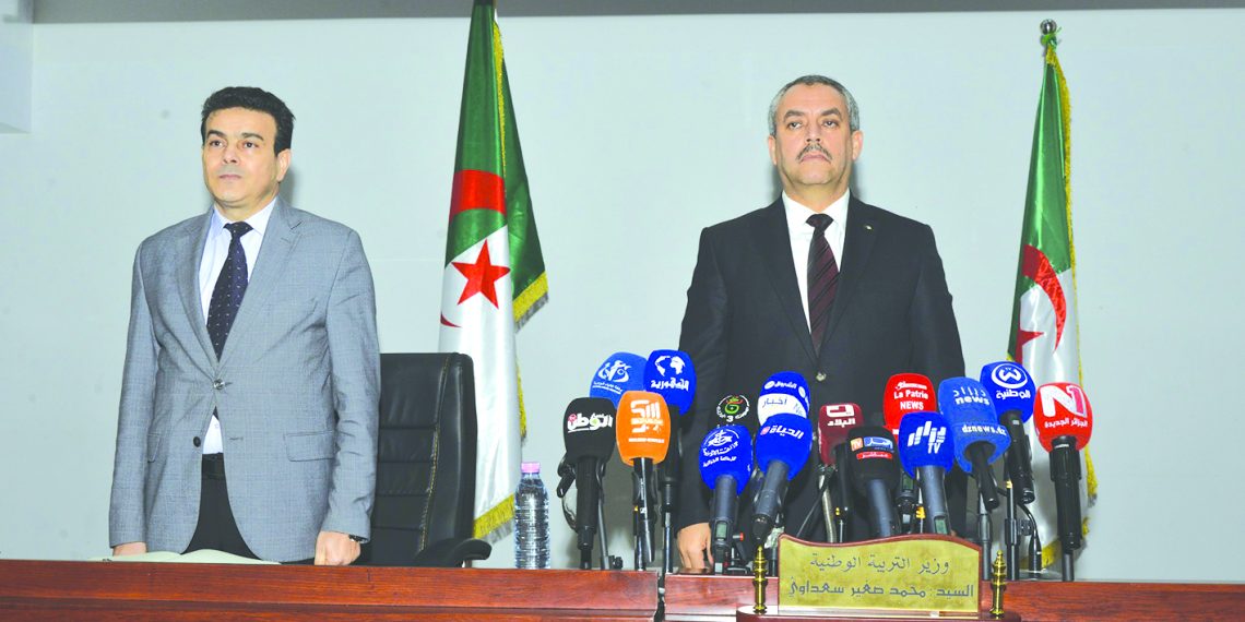 تحسـين الظـروف المهنية لموظفي التربية يجسد توجيهات رئيـس الجمهورية