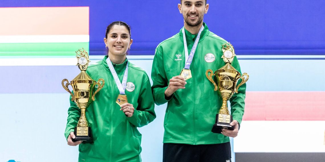 ميدالية برونزية للثنائي كسيلـة وتانينـة معمري