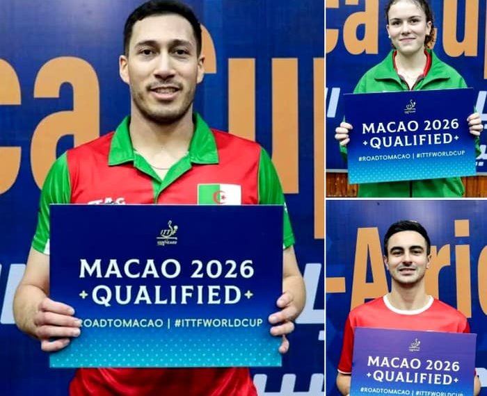 ثلاثــة رياضيّـين جزائريّـين فــي بطولــــة العالم