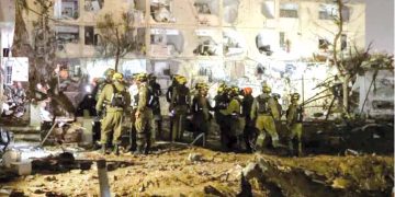 إصابات ودمار كبير بهجوم صاروخــي إيــراني على فلسطـين المحتلّـة