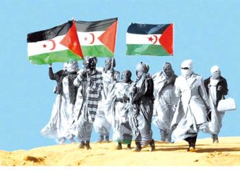 المـرأة الصّحراويــة تبدع  فـي  صور الصمـود والمقاومـة