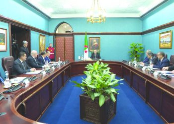 رئيس الجمهورية يترأس اجتماعـا حـول قطـاع المناجم والحديـد