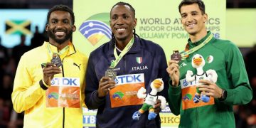 تريكي يتوّج بالميدالية البرونزية في الوثب الثلاثي