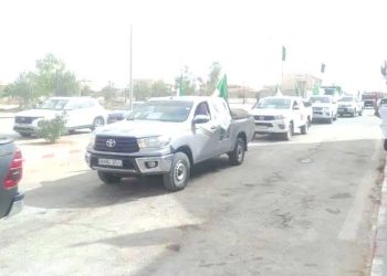 انطـلاق أول مكتب اقــتراع متنقّـل بتنــدوف نحــو شناشـن لكحــال
