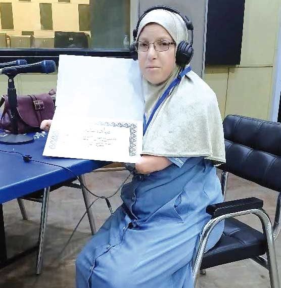 الإعاقـة لم تمنعنـي من صناعة عالمي بالأمـل والإبـداع