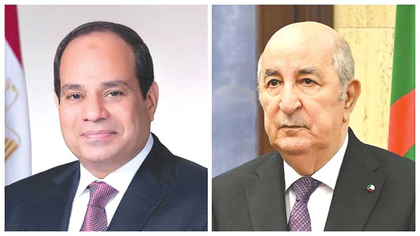 لقــاء قريــب بــين الرئيسين تبـون والسيســي