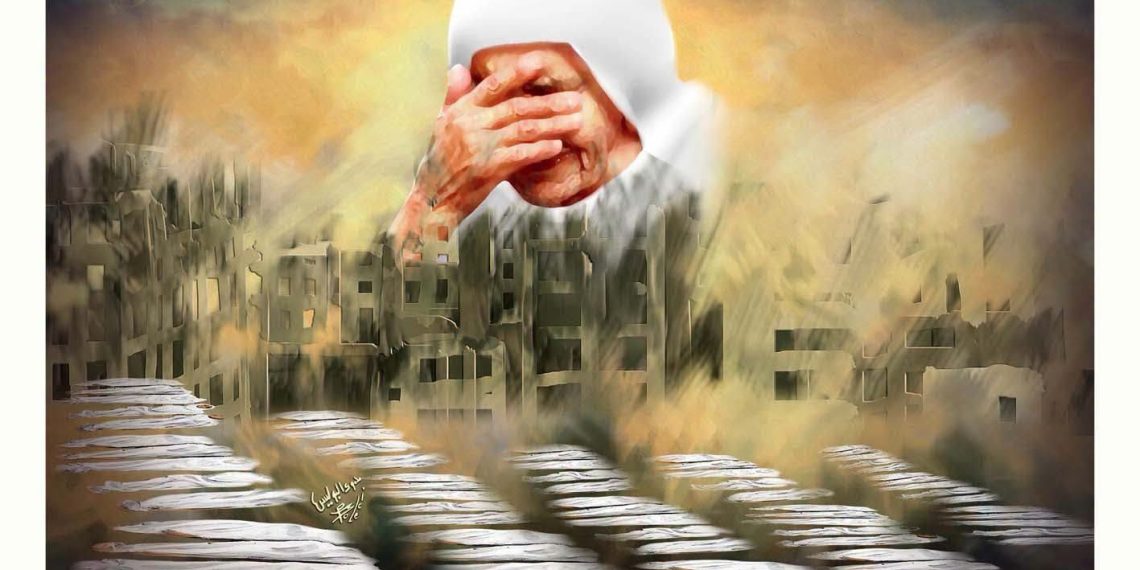 القصة بين التهاني والعزاء