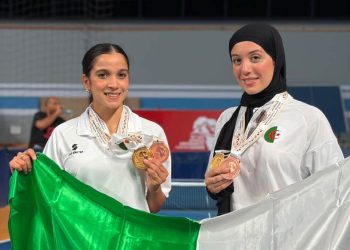 المنتخب الجزائري يحصد أربع ميداليات في تنس الطاولة